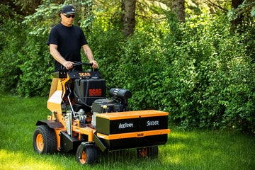 Scag Aerstorm with Drop Seeder