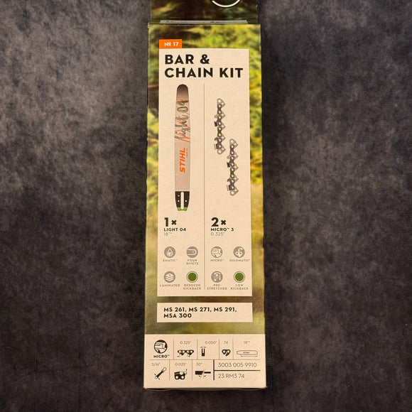 2+1 Cut Kit 17 - 18" Guide Bar & Saw Chains